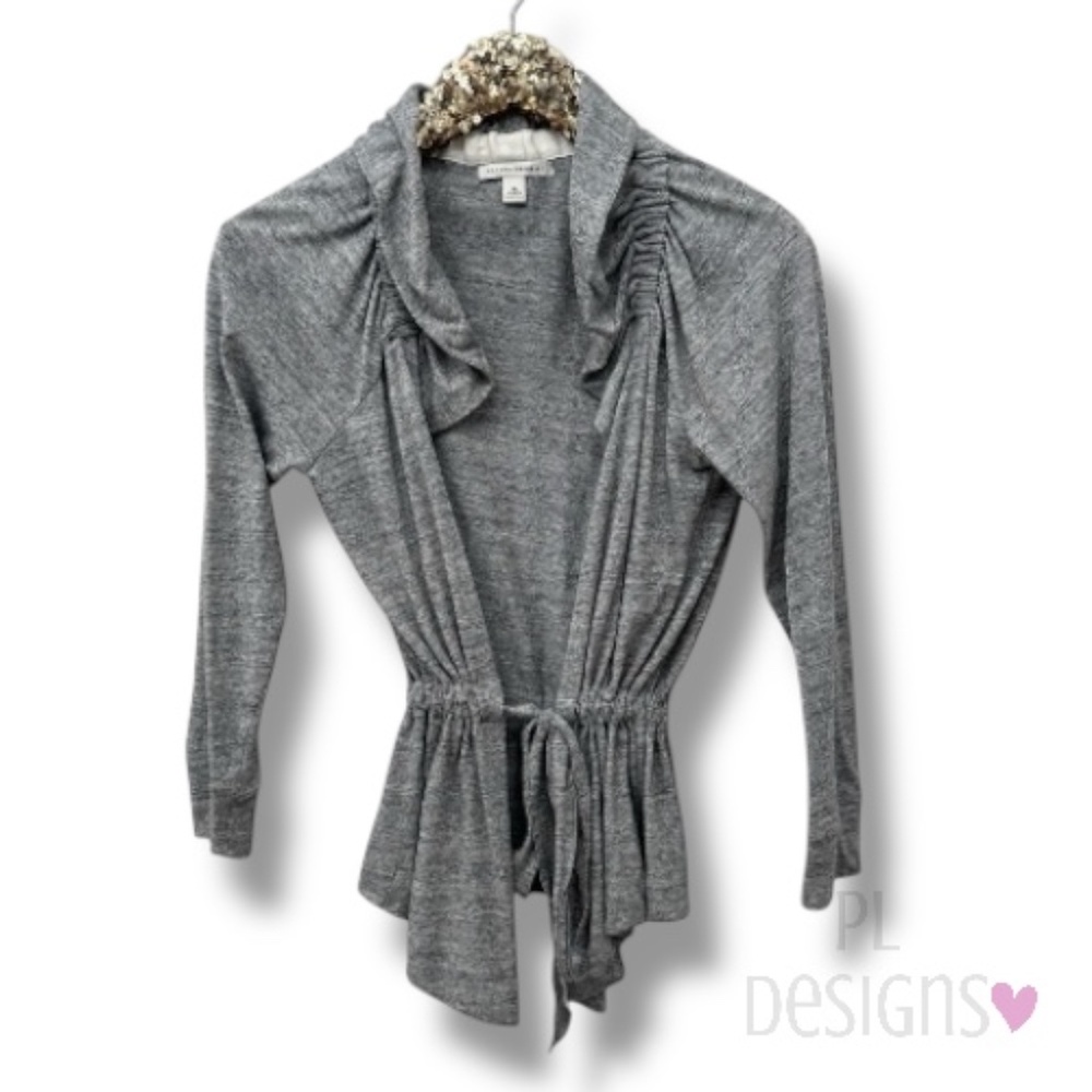 Banana Republic Cardigan Gray Lightweight Knit